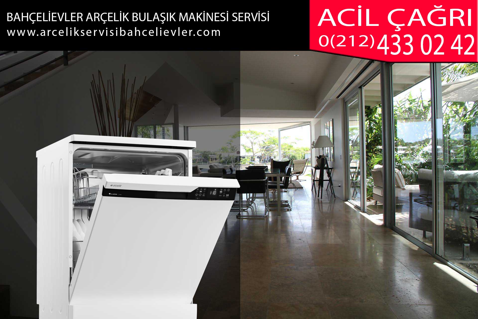 bahçelievler arçelik bulaşık makinesi servisi