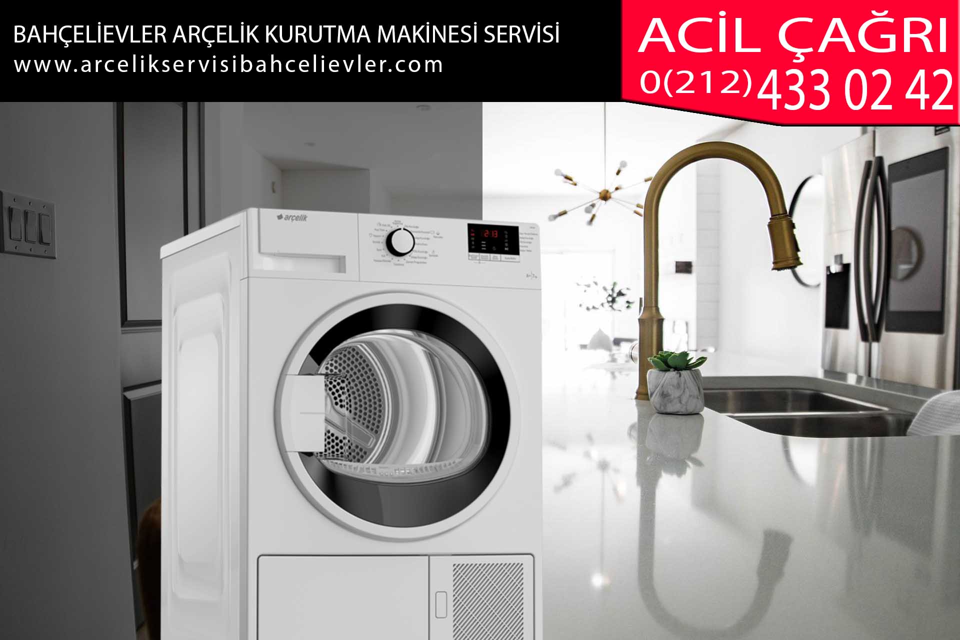 bahçelievler arçelik kurutma makinesi servisi