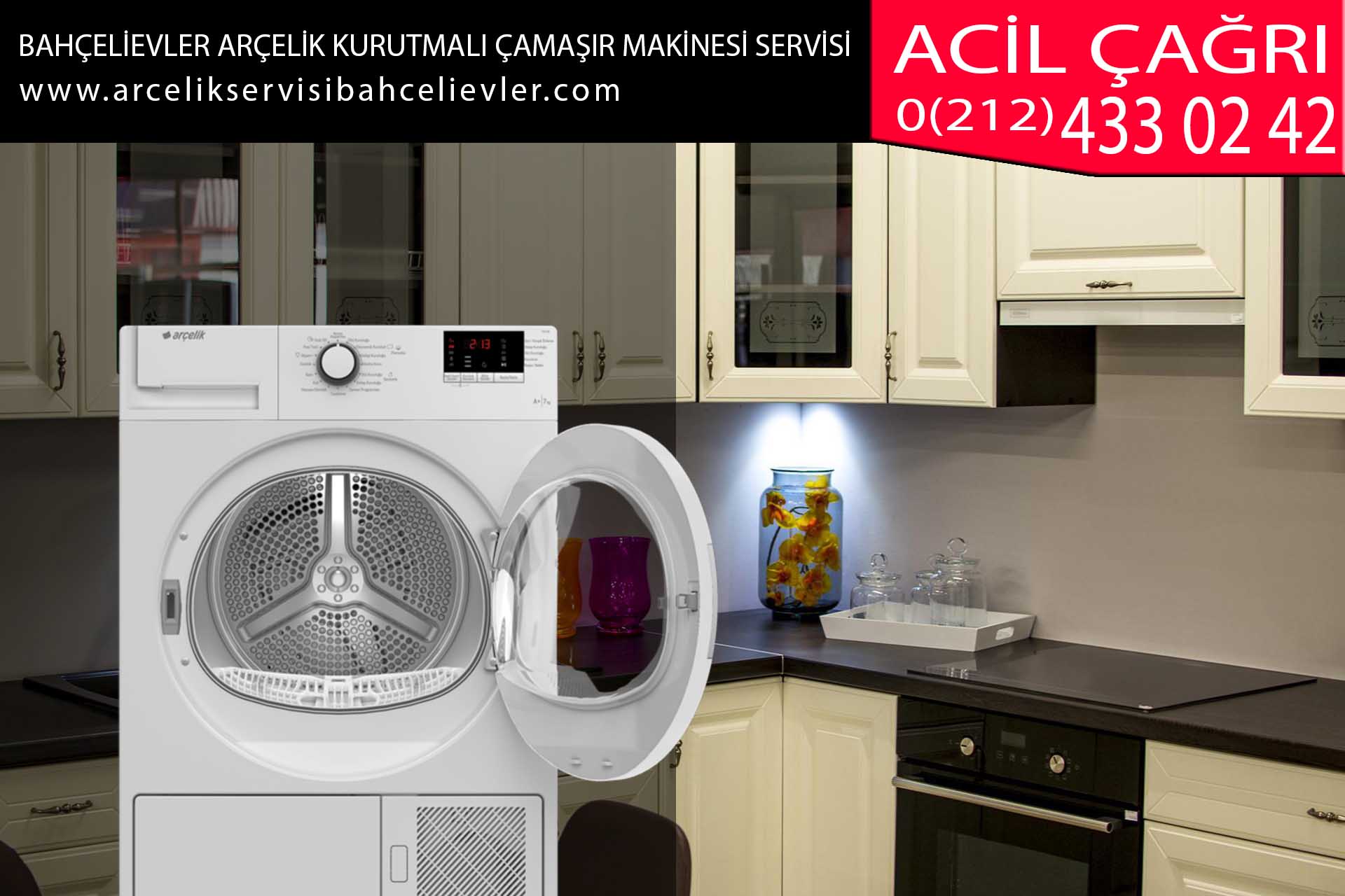 bahçelievler arçelik kurutmalı çamaşır makinesi servisi
